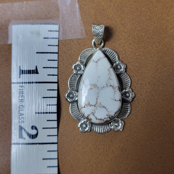 Natural Wild Horse Jasper 925 Sterling Silver Pendant