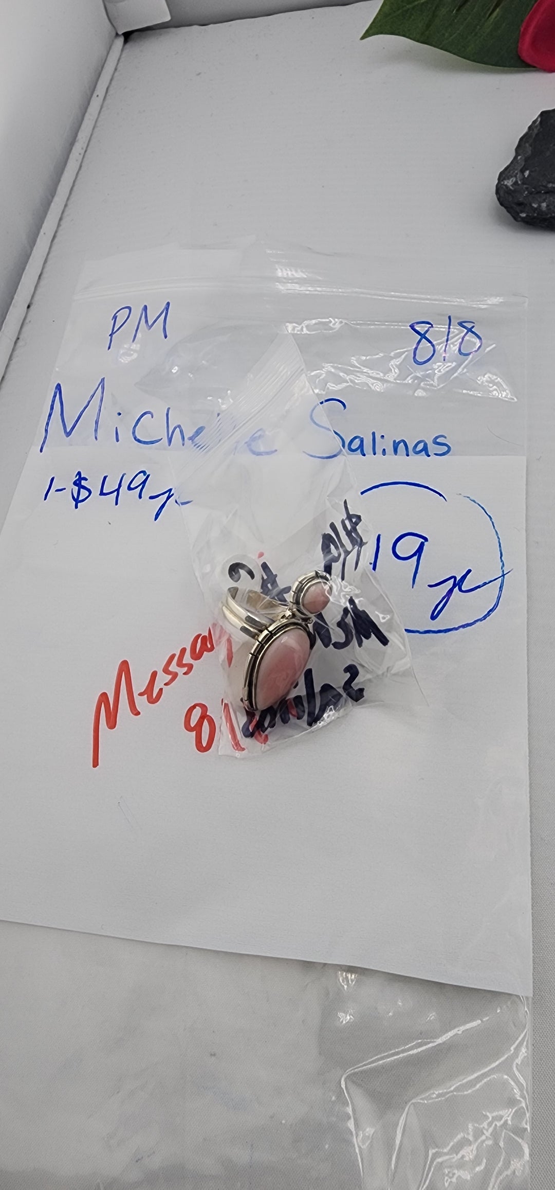 PM SHOW 48HR - RESERVED FOR:  Michelle Salinas - 8/7/2025 FL tiktok Live Show - 1 Sterling Silver Items