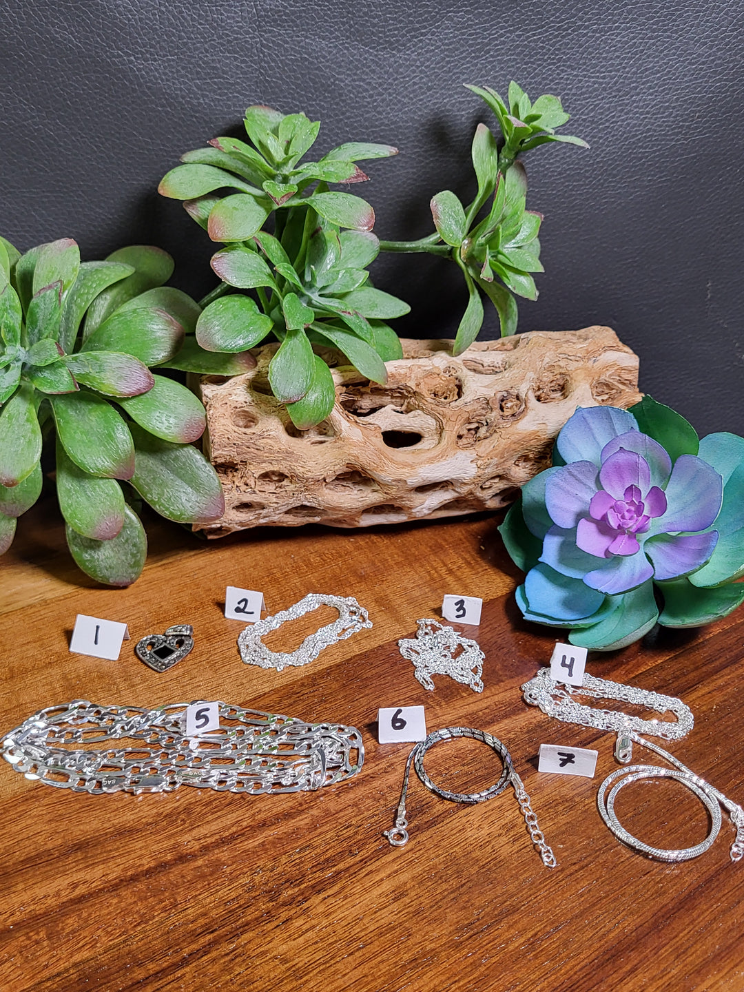 RESERVED FOR: tamee smith 8/17/24- 6 Sterling Silver Items