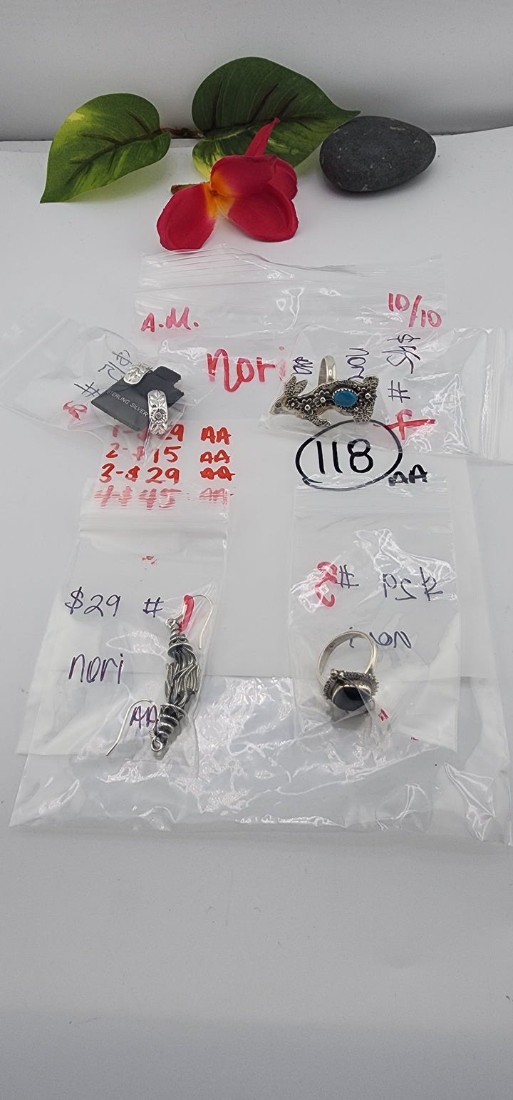 AM SHOW 48HR RESERVED FOR:  nori - 10/10/2025 FL tiktok Live Show -  4 Sterling Silver Items