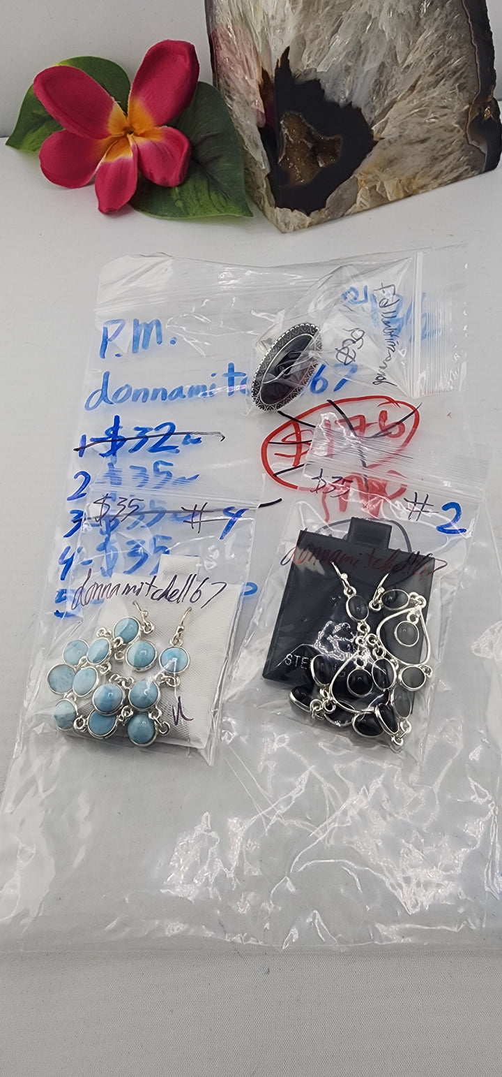 PM SHOW 48HR - RESERVED FOR: donnamitchell67 - 12/2/2025 tiktok Live Show - 3 Sterling Silver Items