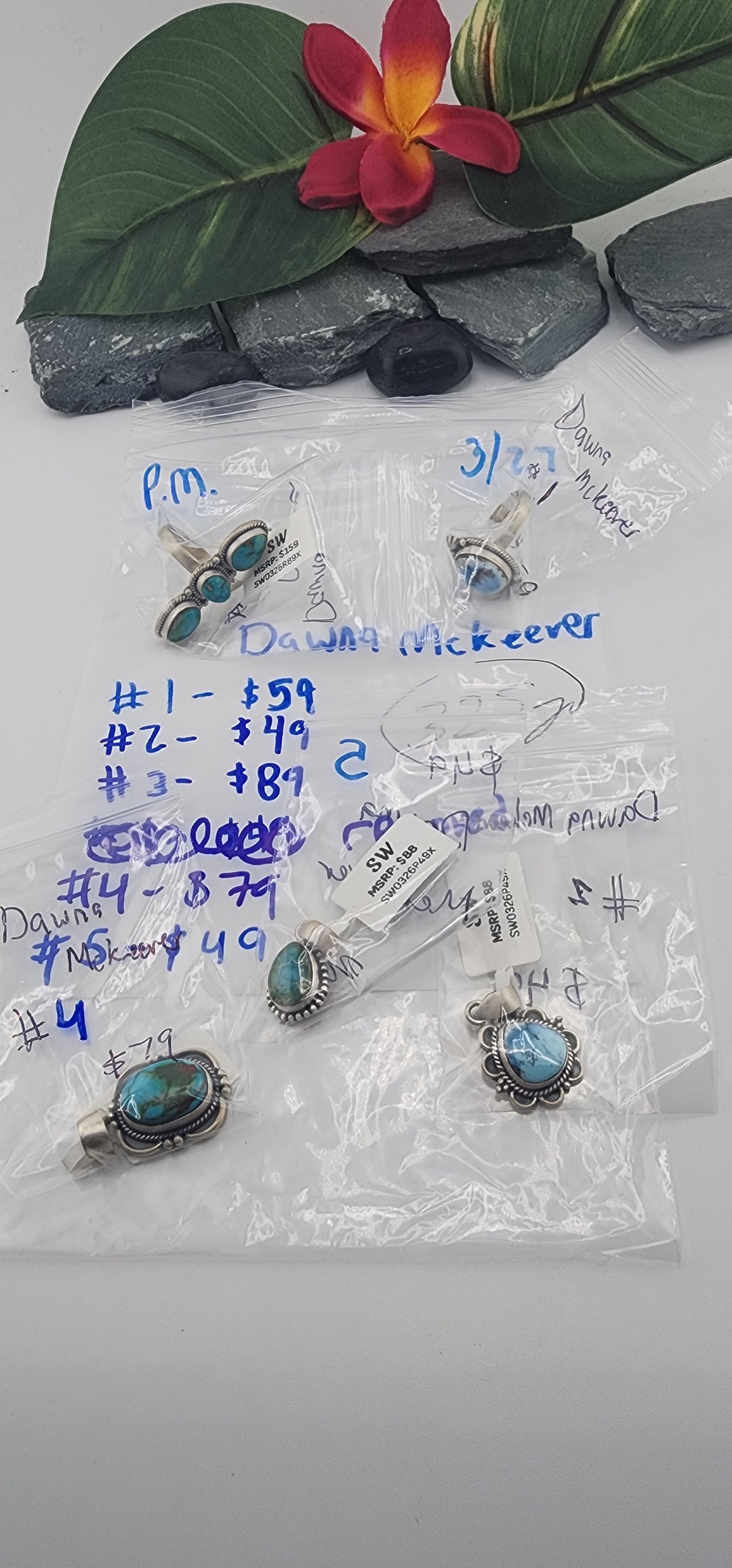 Dawna Mckeever - 3/27/26 - 5 925 Sterling Silver Items