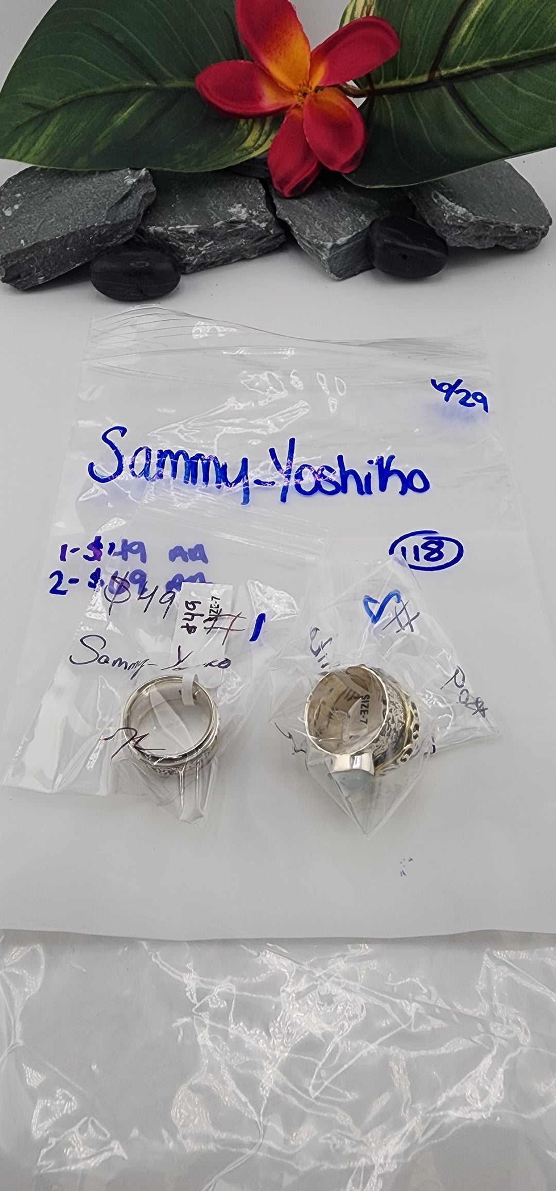 RESERVED FOR: Sammy_Yoshiko - 6/29/2025 tiktok Reservation Live Show -2 Sterling Silver Items