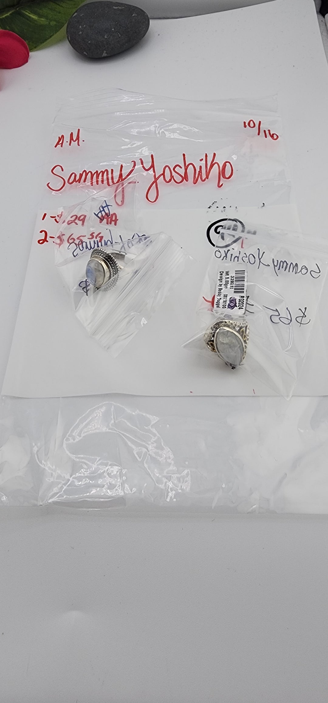 AM SHOW 48HR RESERVED FOR:  Sammy_Yoshiko - 10/16/2025 FL tiktok Live Show - 2 Sterling Silver Items