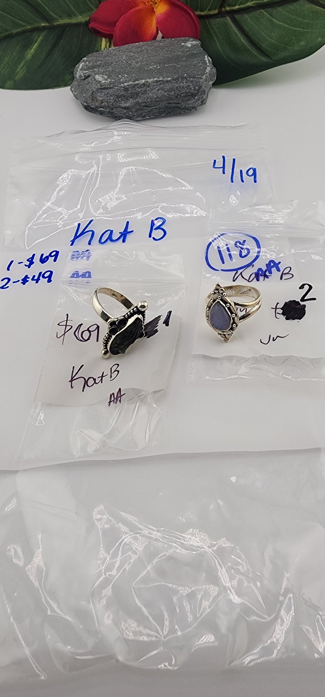 RESERVED FOR: Kat B- 4/19/2025 tiktok Live Show -2  Sterling Silver Items