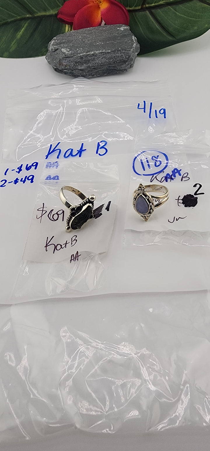 RESERVED FOR: Kat B- 4/19/2025 tiktok Live Show -2  Sterling Silver Items