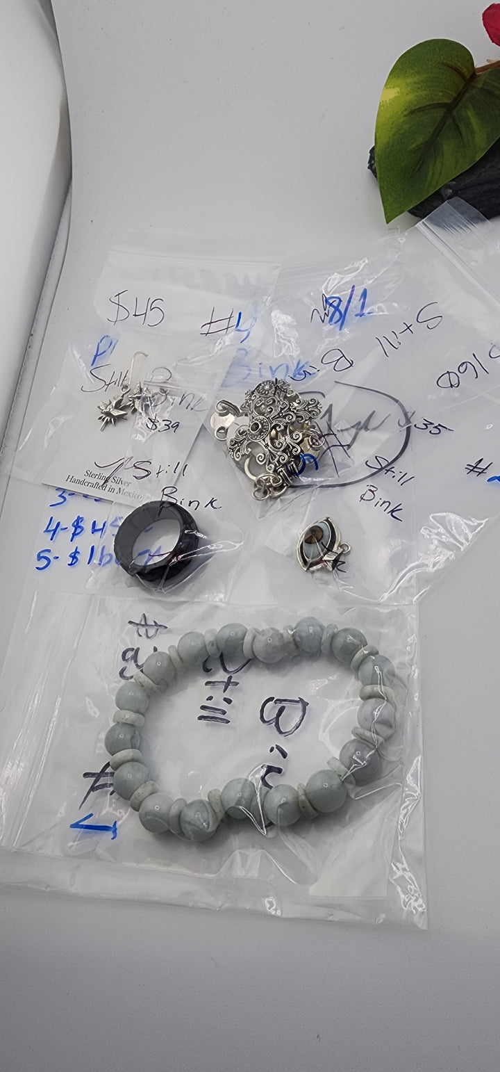 PM SHOW 48HR - RESERVED FOR: Still Bink  - 8/1/2025 FL tiktok Live Show - 5 Sterling Silver Items