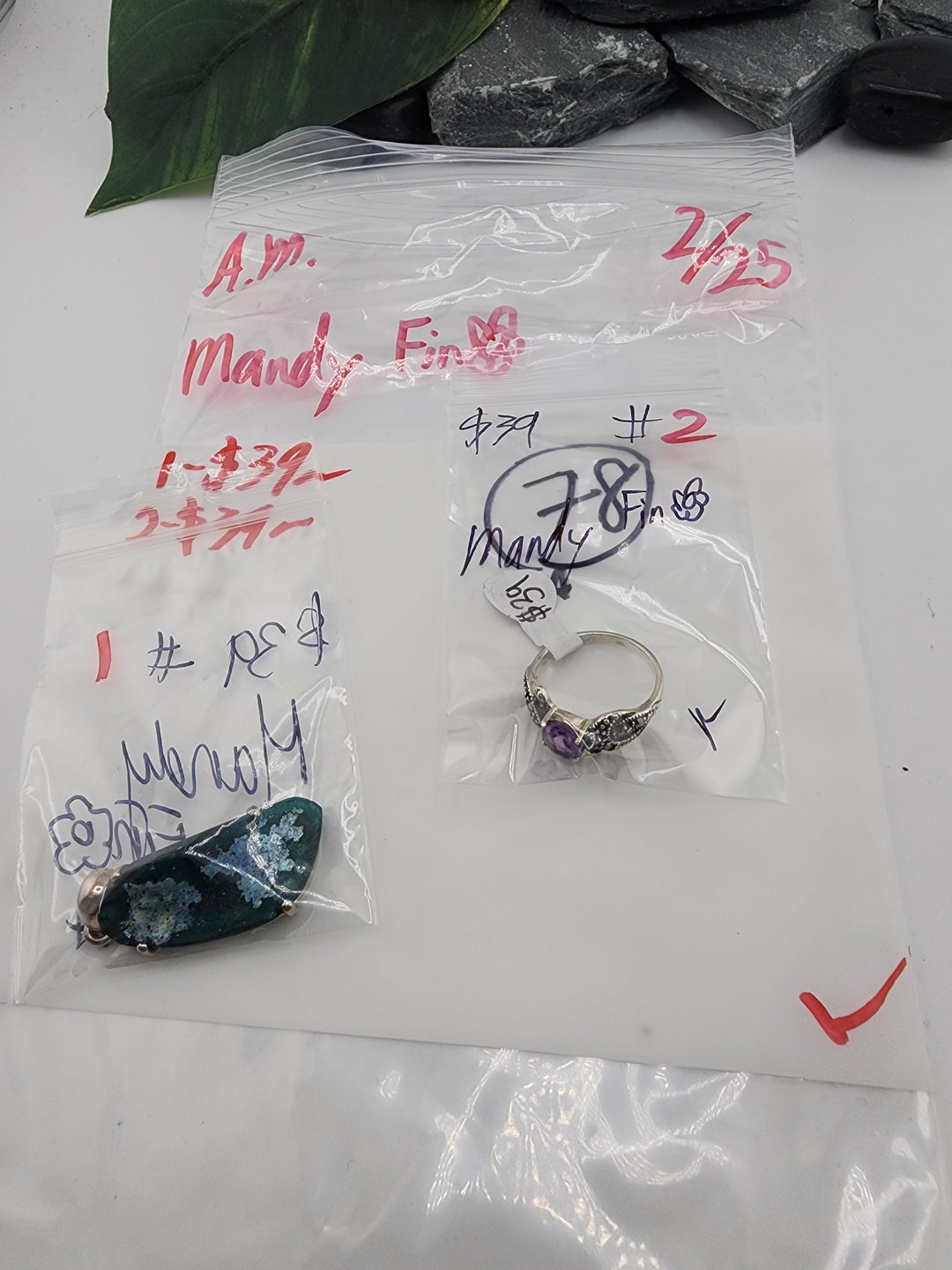 Mandy Fin🌸- 2/25/26 - 2 925 Sterling Silver Items