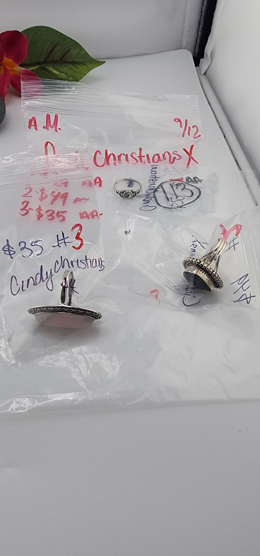 AM SHOW 48HR - RESERVED FOR: CindyChristians❌️ - 9/12/2025 FL tiktok Live Show - 3 Sterling Silver Items
