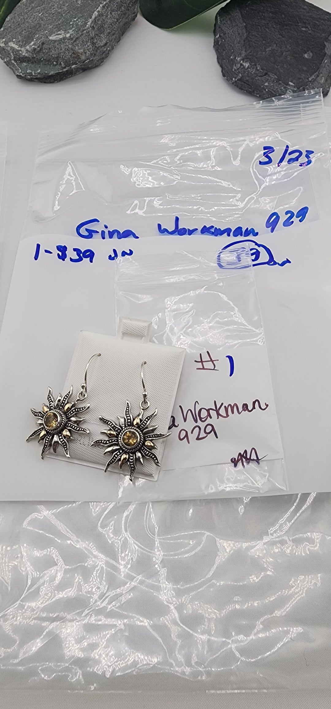 RESERVED FOR: Gina Workman929- 3/23/2025 Live Show -1  Sterling Silver Items