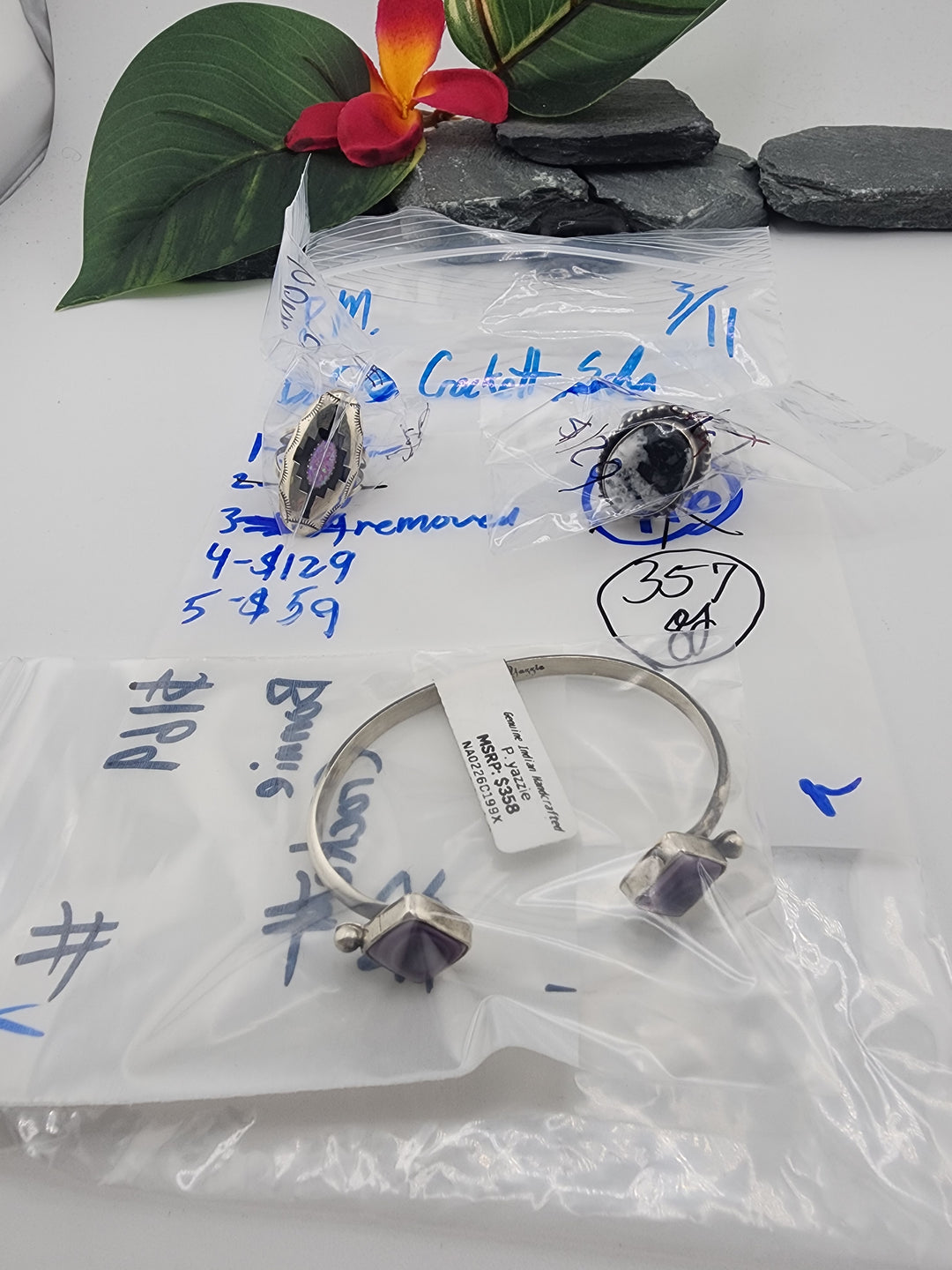 Bonnie Crockett Scha - 3/11/26 - 3 925 Sterling Silver Items