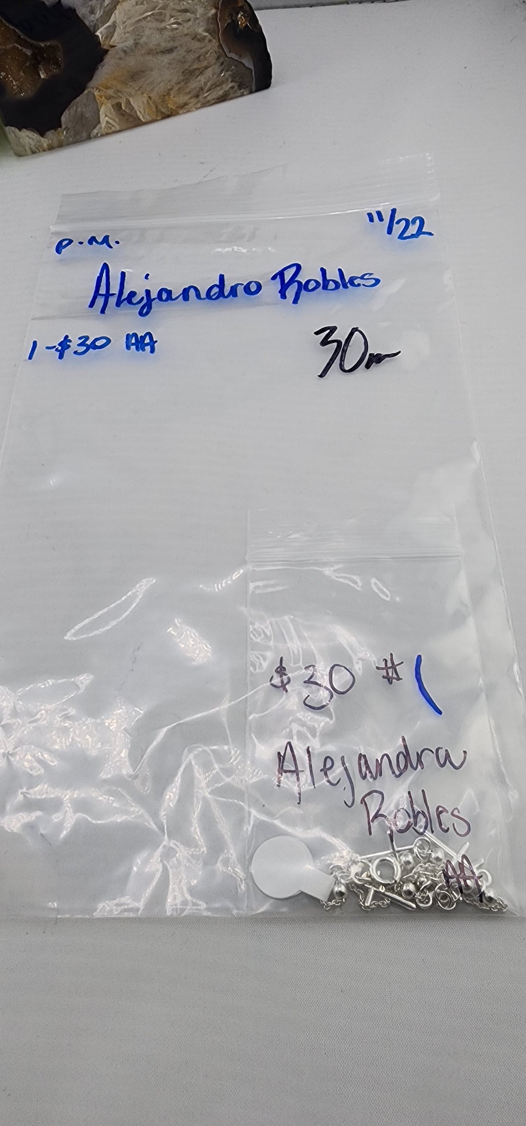 PM SHOW 48HR - RESERVED FOR: Alejandra Robles - 11/22/2025 tiktok Live Show - 1 Sterling Silver Items