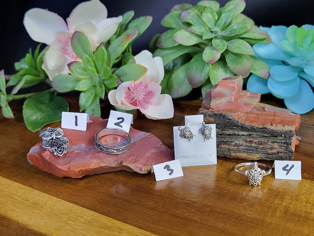 RESERVED FOR: Amber Elder83 7/13/24- 4 Sterling Silver Items