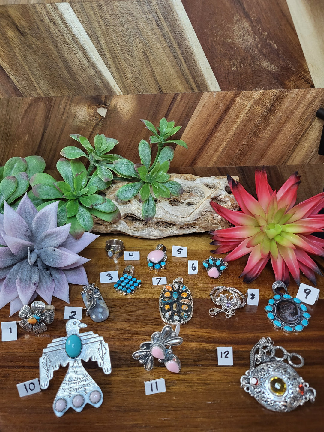 RESERVED FOR: TINA LOUISE 7/27/24- 12 Sterling Silver Items