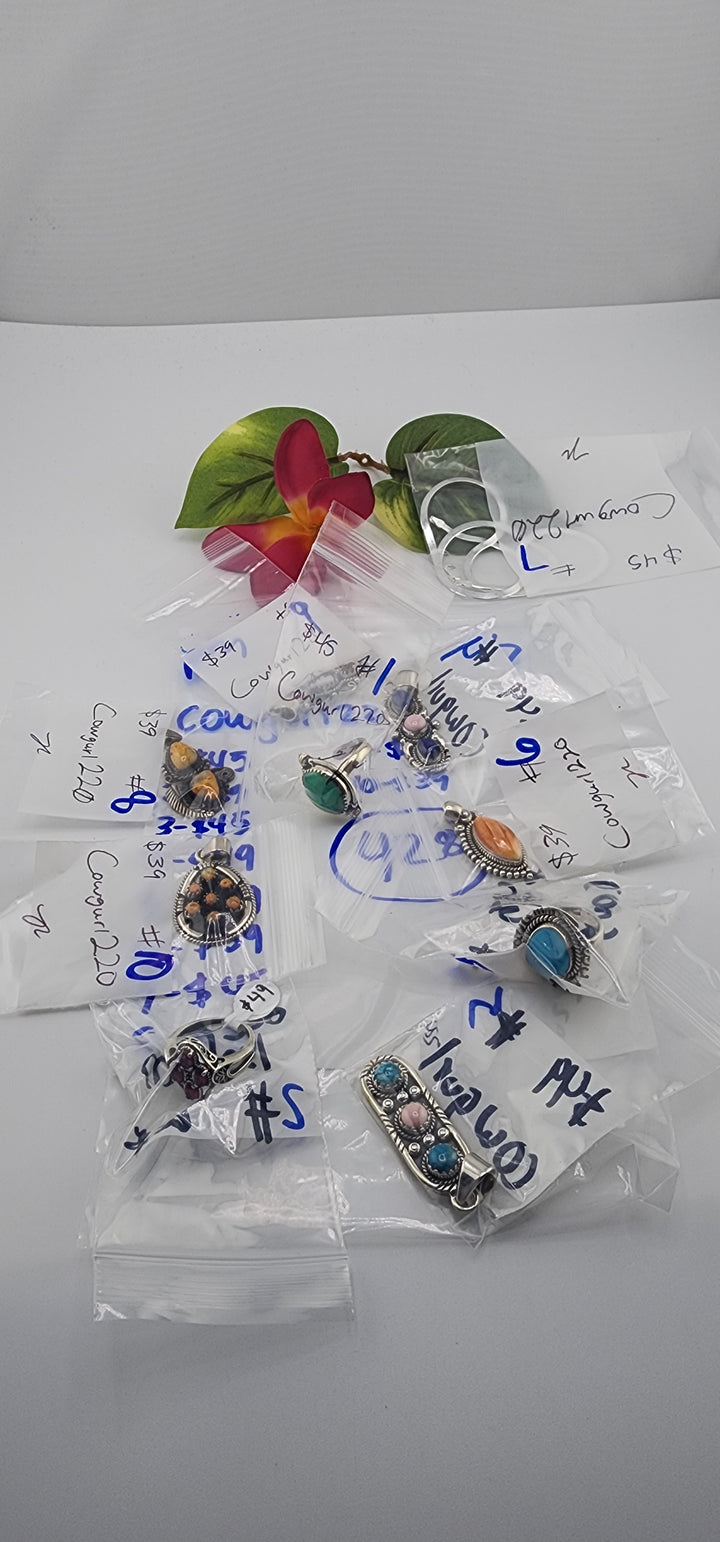 PM SHOW 48HR - RESERVED FOR: Cowgurl220  - 8/7/2025 FL tiktok Live Show - 10 Sterling Silver Items