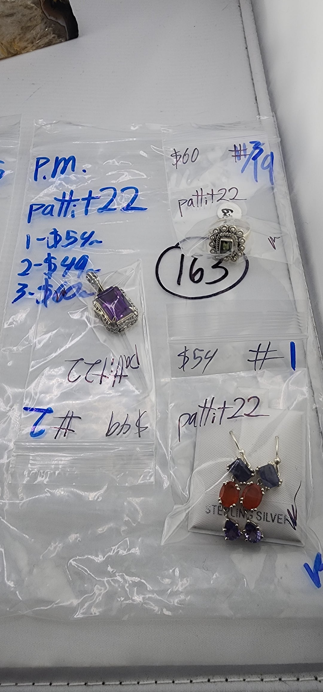PM SHOW 48HR - RESERVED FOR: pattit22 - 11/19/2025 tiktok Live Show - 3 Sterling Silver Items