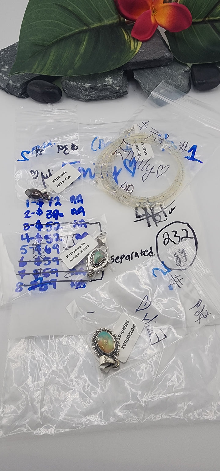 PM SHOW 48HR - RESERVED FOR: Emily💚 (Bag 1) - 1/3/2026 tiktok Live Show - 4 Sterling Silver Items