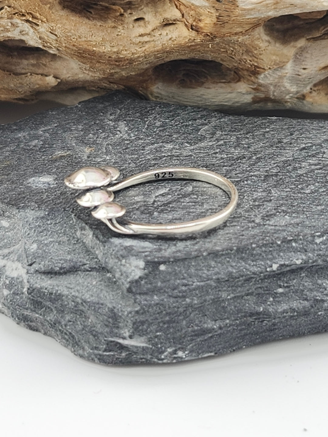 Sterling Mystical Mushrooms Ring