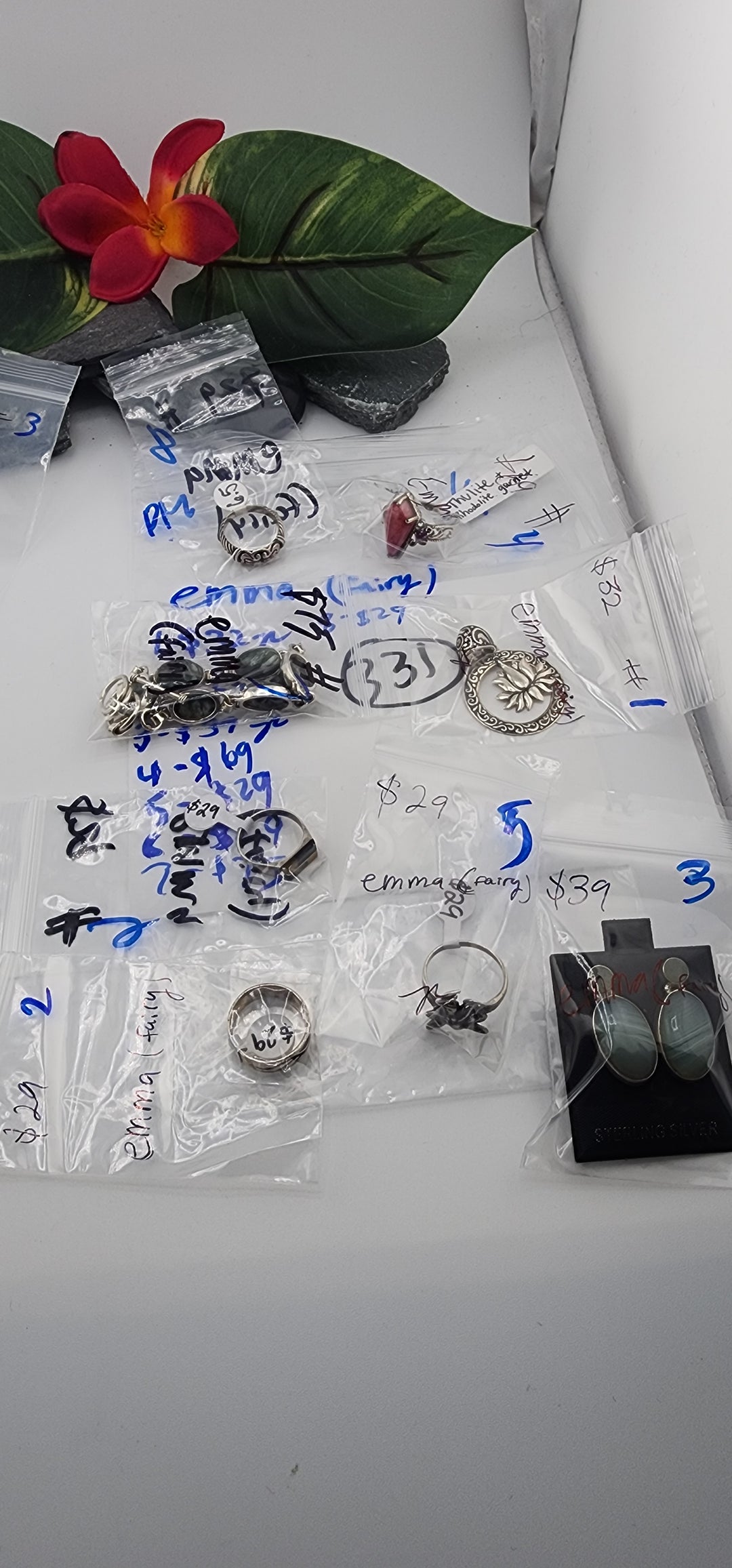 Custom sterling silver items - PM SHOW RESERVED FOR: emma 🧚🏼 - 1/9/2026 tiktok Live Show - 8 Sterling Silver Items