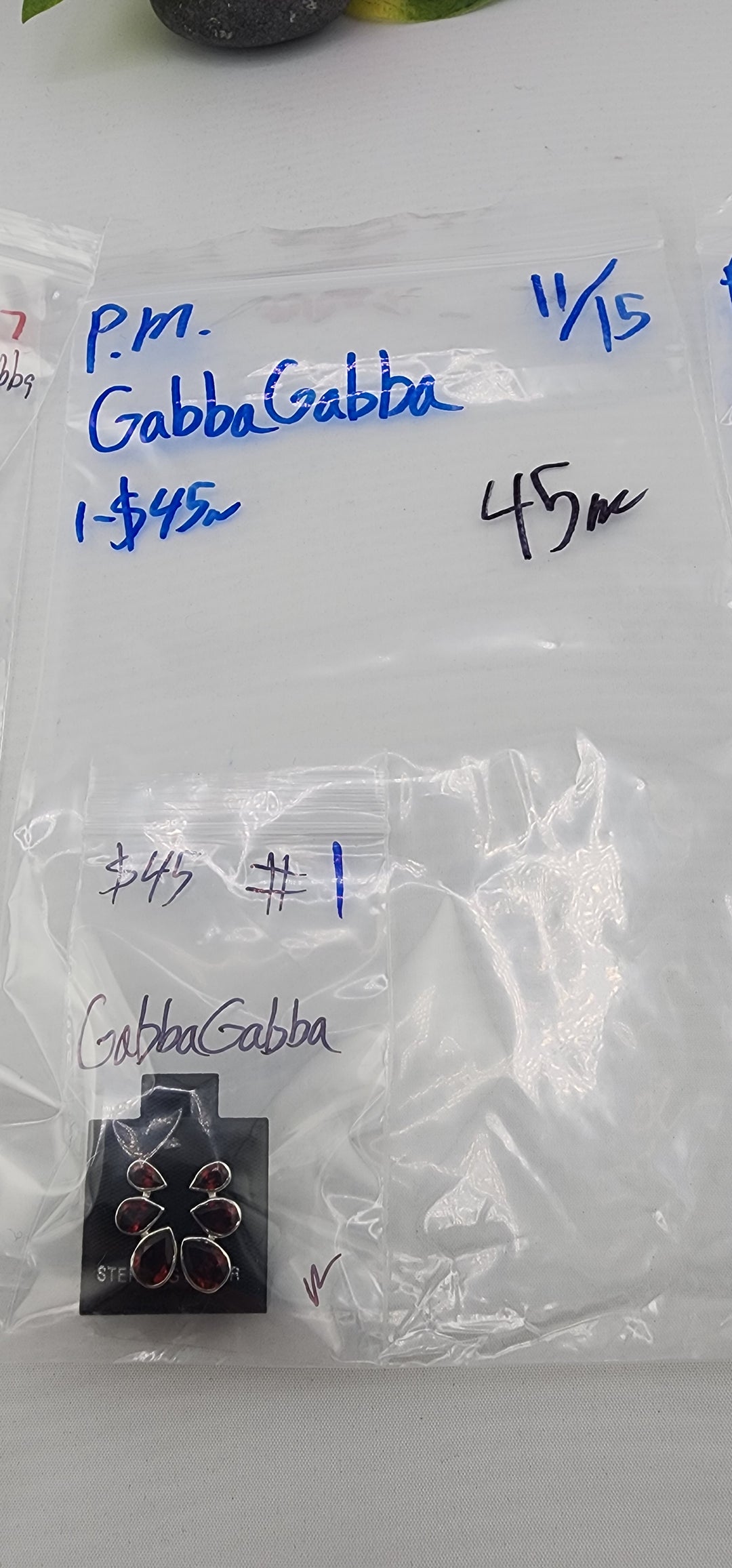 PM SHOW 48HR - RESERVED FOR: GabbaGabba - 11/15/2025 tiktok Live Show - 1 Sterling Silver Items