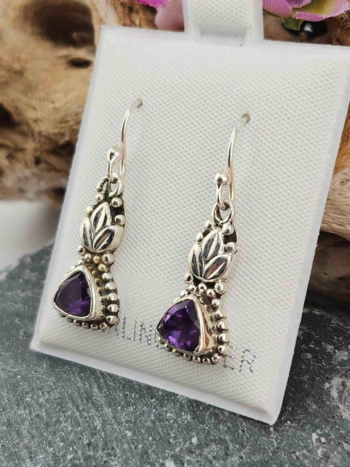 Amethyst Dangle Earrings