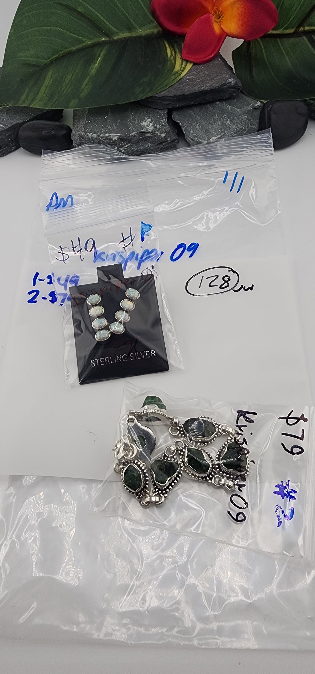 PM SHOW 48HR - RESERVED FOR: krispiper09 - 1/1/2026 tiktok Live Show - 2 Sterling Silver Items