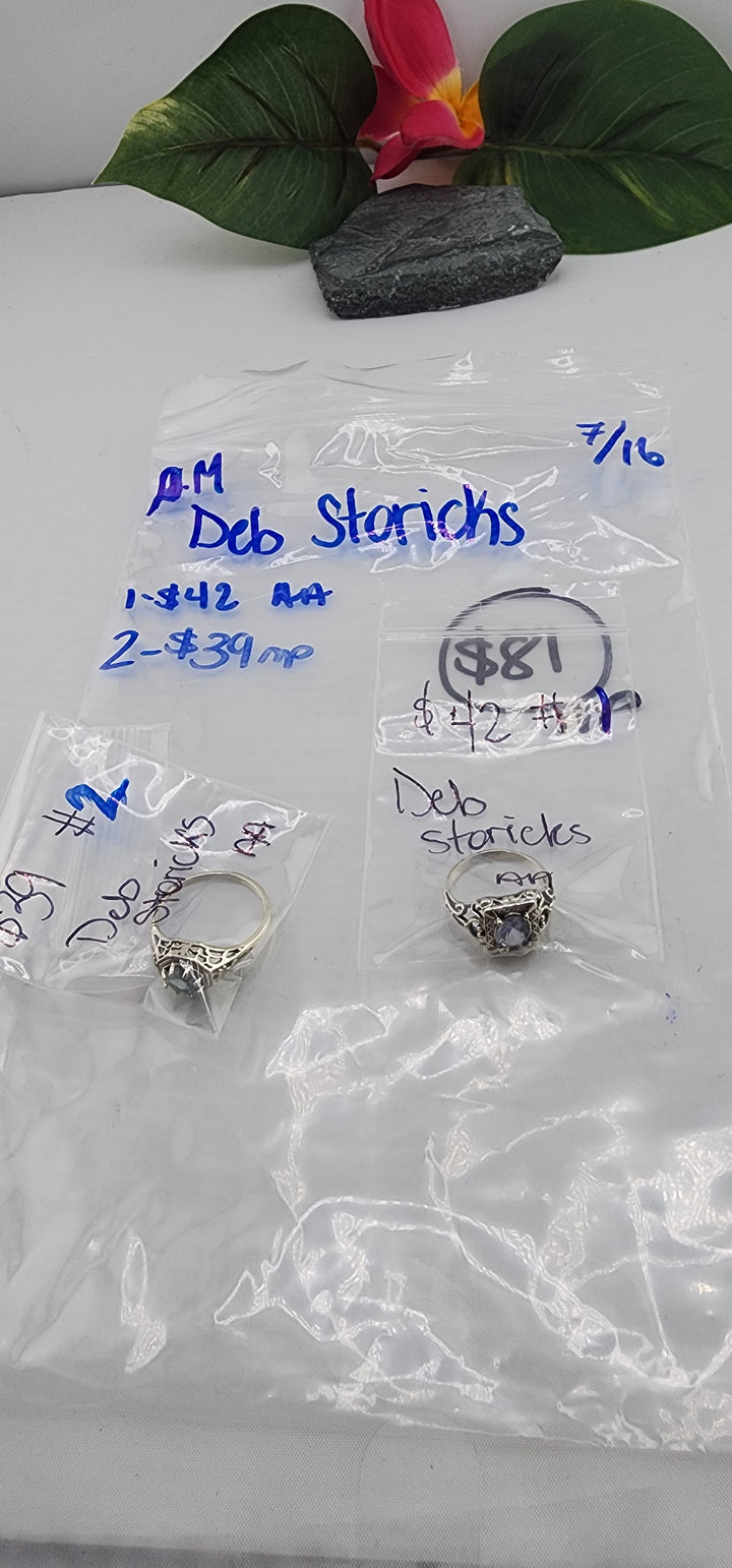 PM SHOW 48HR - RESERVED FOR: Deb Storicks - 7/16/2025 FL tiktok Live Show - 2 Sterling Silver Items
