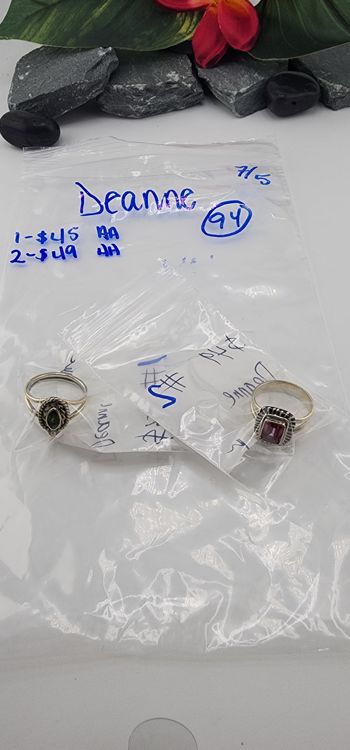 48HR - RESERVED FOR: Deanne - 7/5/2025 FL tiktok Live Show -2  Sterling Silver Items