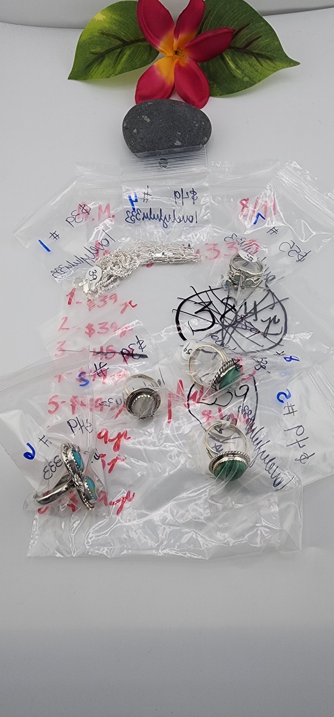AM SHOW 48HR - RESERVED FOR:  lovelylulu333 - 8/11/2025 FL tiktok Live Show - 7 Sterling Silver Items