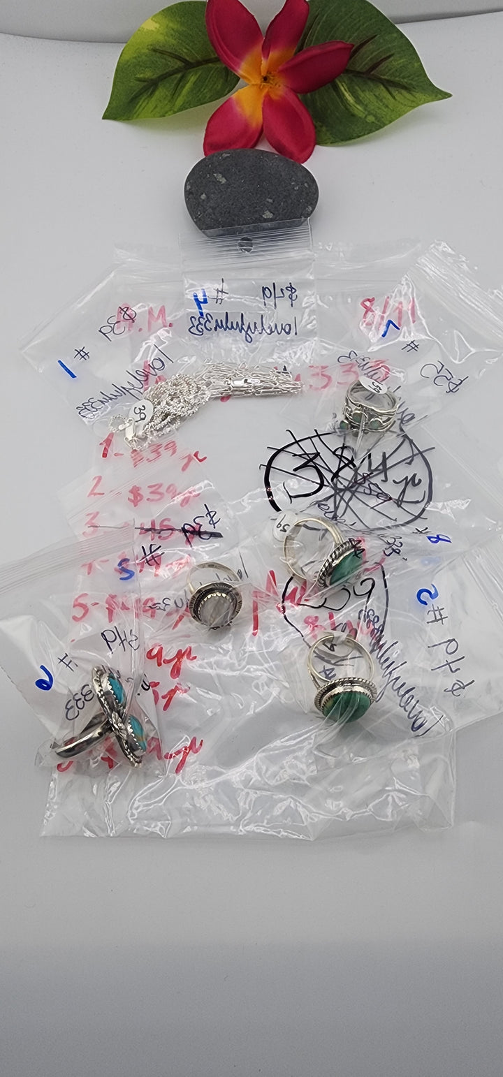 AM SHOW 48HR - RESERVED FOR:  lovelylulu333 - 8/11/2025 FL tiktok Live Show - 7 Sterling Silver Items