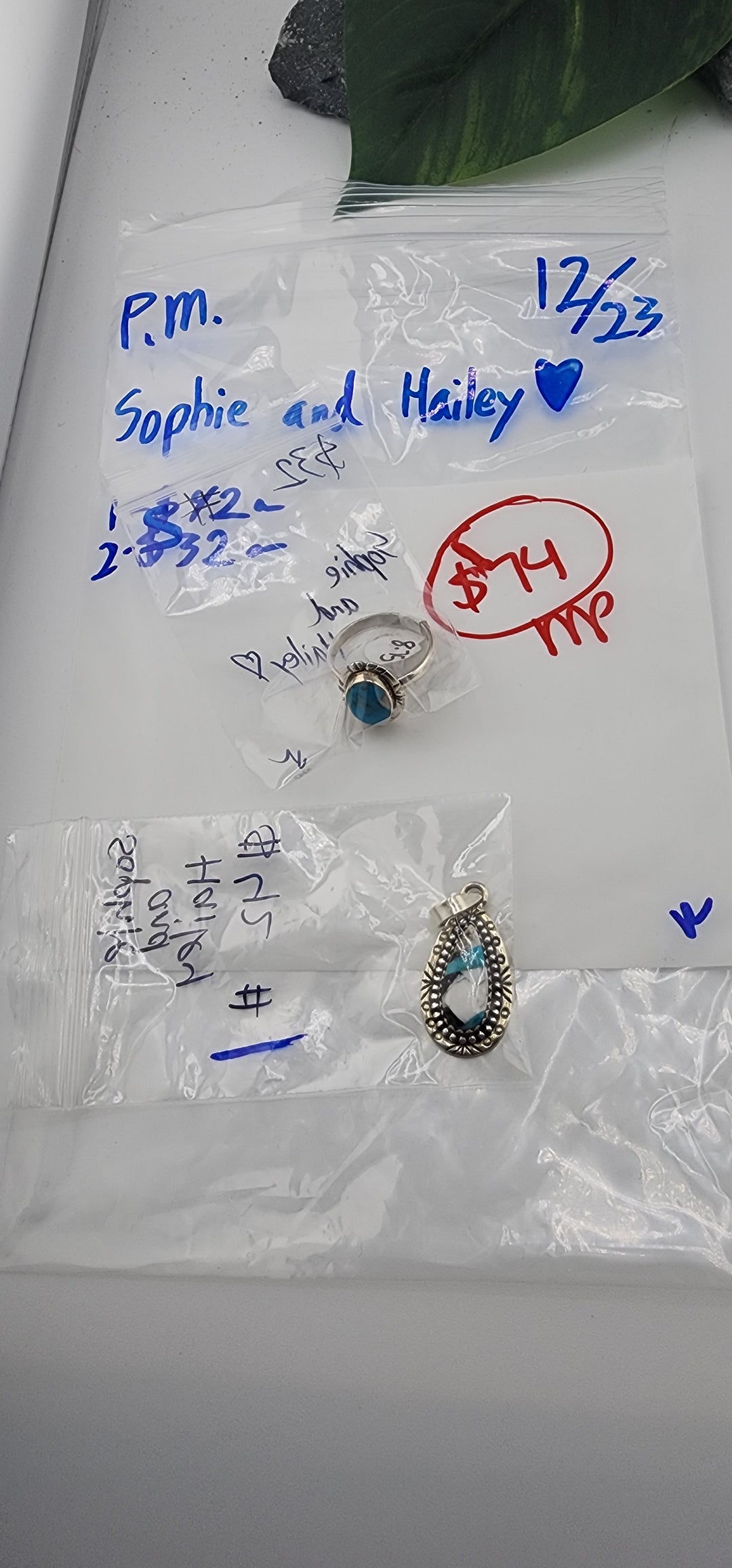 PM SHOW 48HR - RESERVED FOR: Sophie and Hailey💙 - 12/23/2025 tiktok Live Show - 2 Sterling Silver Items