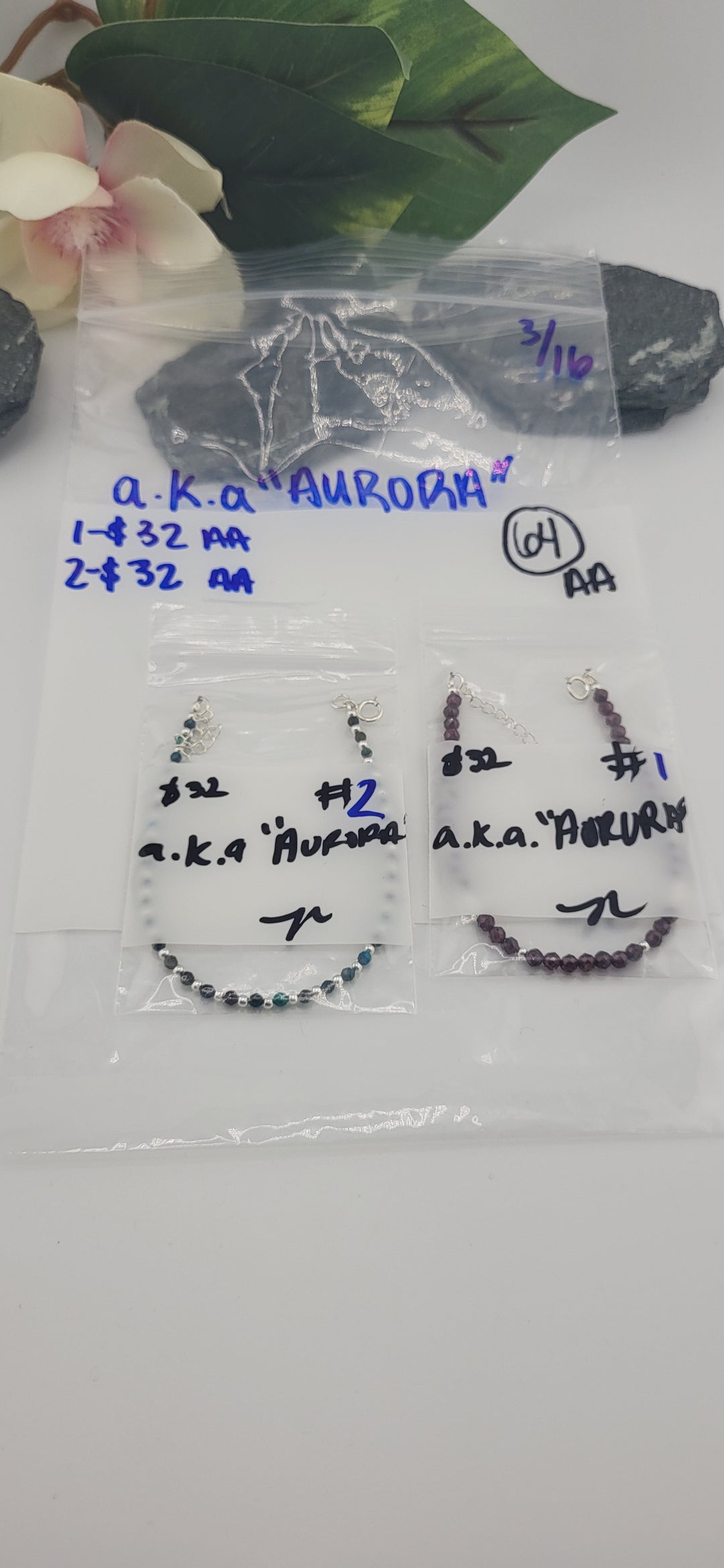 RESERVED FOR: a.k.a"AURORA"- 3/16/2025 Live Show - 2 Sterling Silver Items