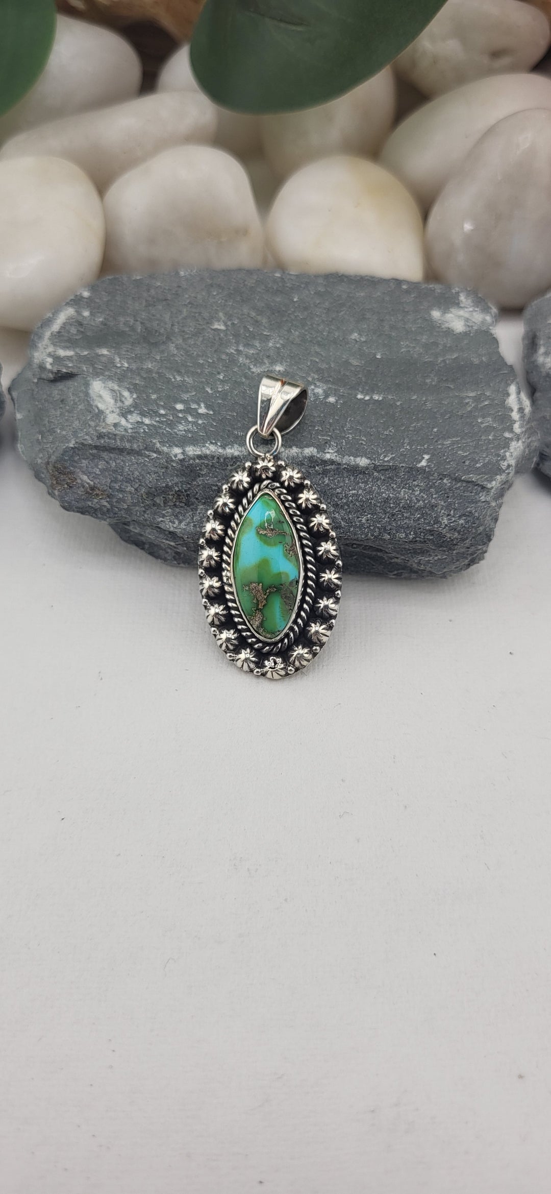 Sonoran Gold Turquoise Southwest Pendant