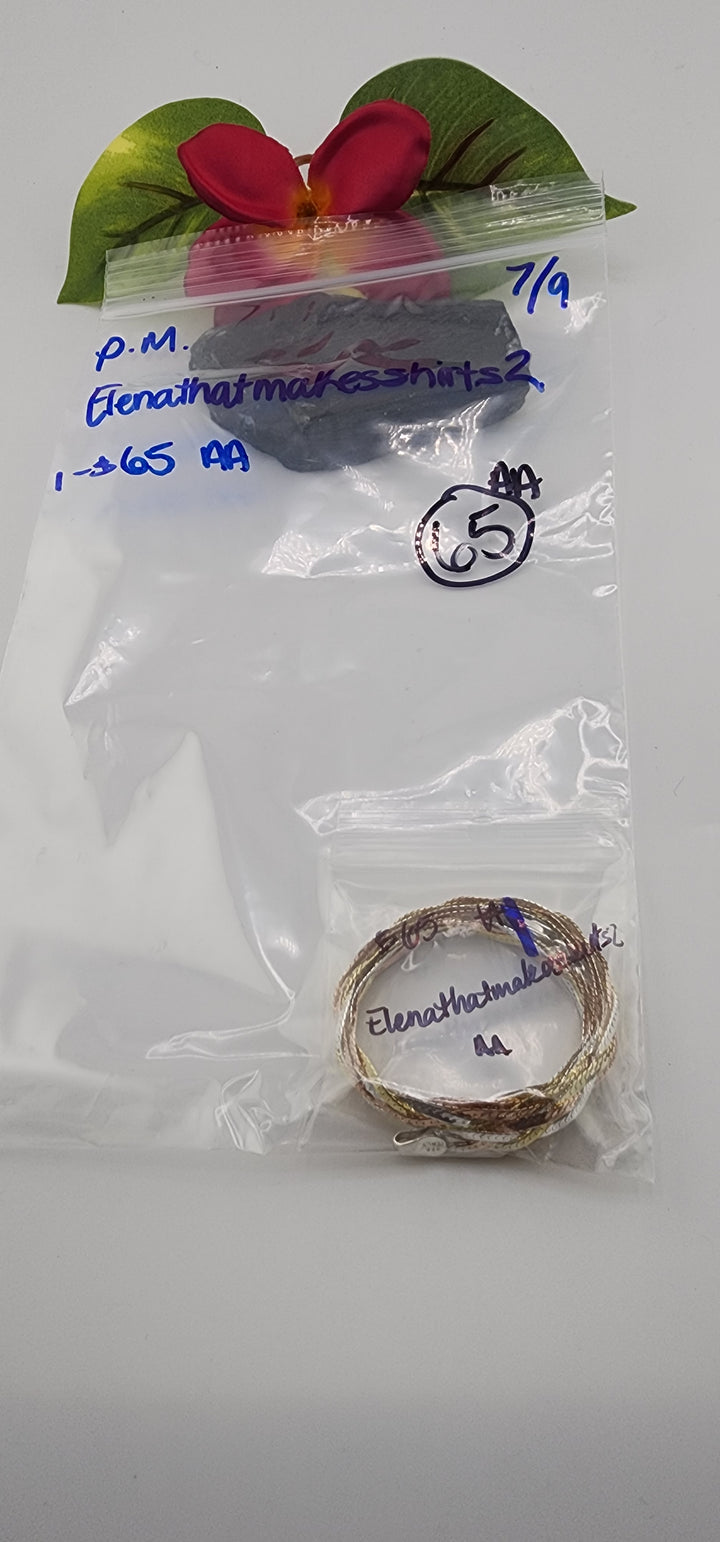PM SHOW 48HR - RESERVED FOR: Elenathatmakeshirts2 - 7/9/2025 FL tiktok Live Show - 1 Sterling Silver Items