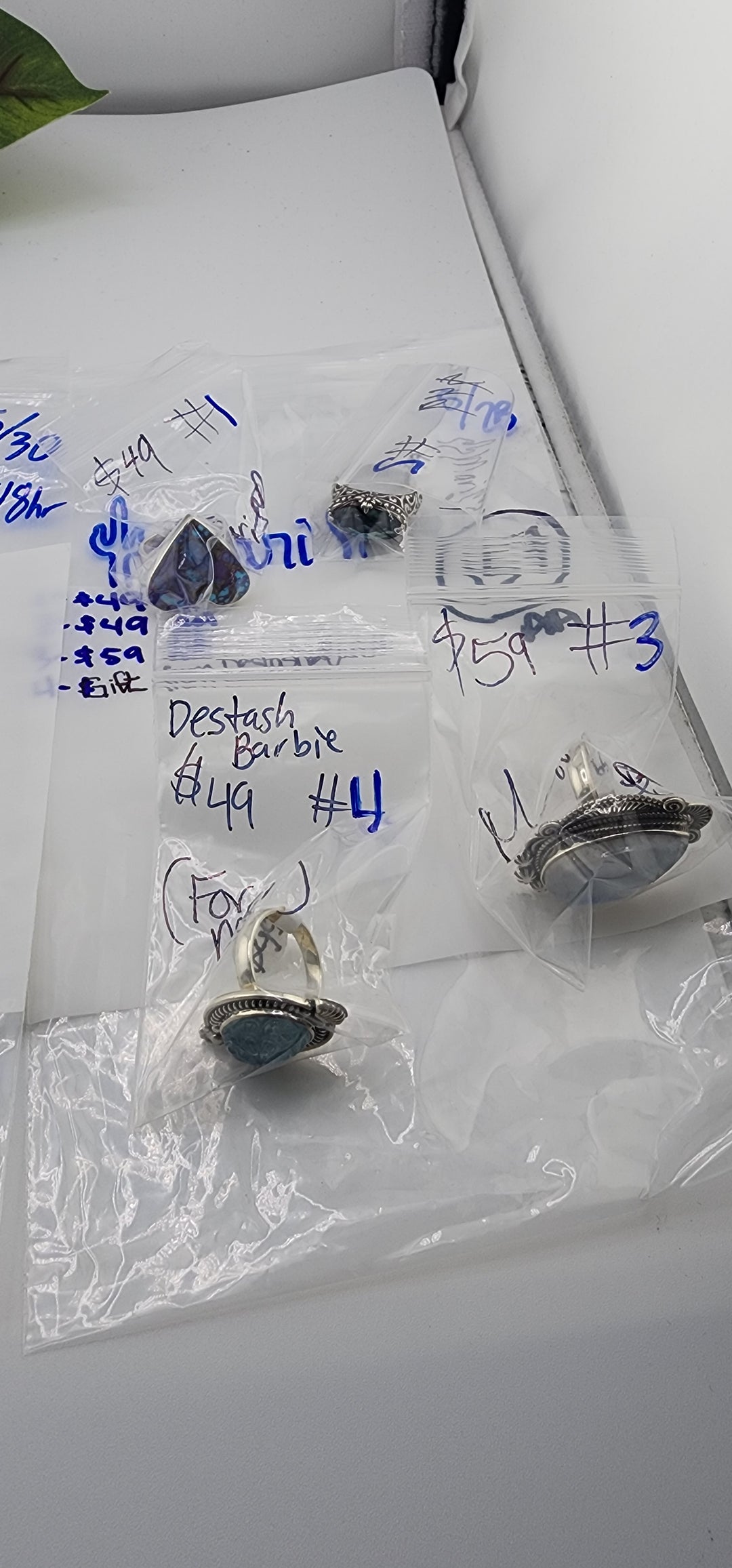 RESERVED FOR: 🌵Mari🌵 - 5/28/2025 tiktok Live Show - 4 Sterling Silver Items