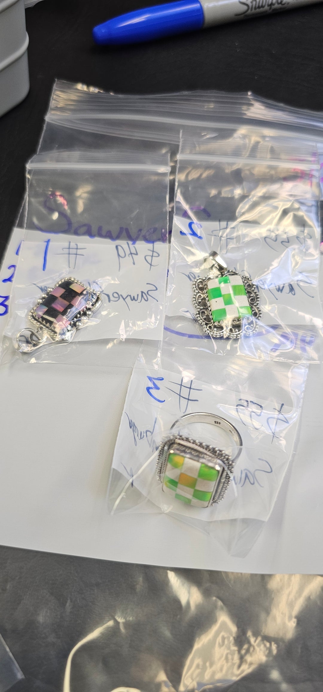 RESERVED FOR- SawyerShamburger - 3/21/2025 Live Show - 3 Sterling Silver Items