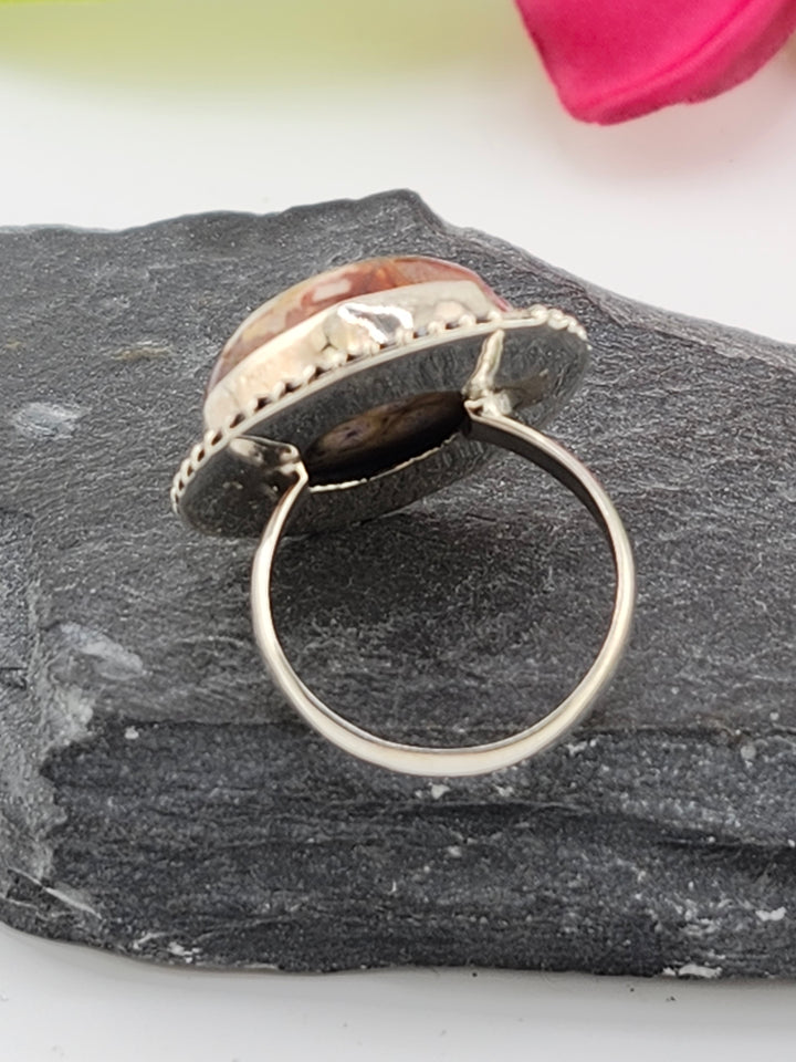 Mexican Jasper Ring Size 6