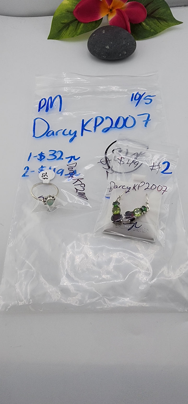 PM SHOW 48HR - RESERVED FOR: DarcyKP2007 - 10/5/2025 FL tiktok Live Show - 2 Sterling Silver Items