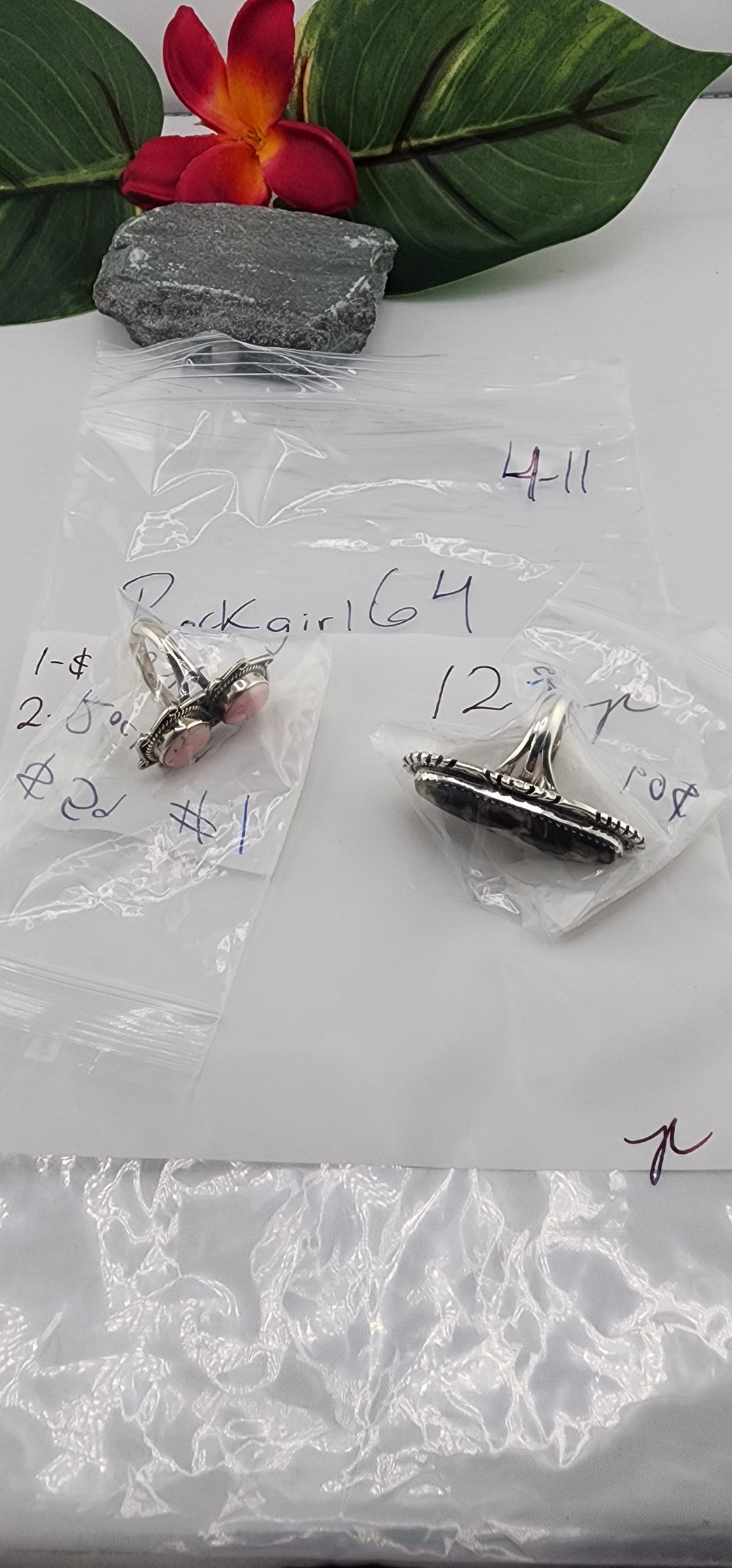 RESERVED FOR: Rockgirl64 - 4/11/2025 The Collective Boutique App Live Show - 2 Sterling Silver Items