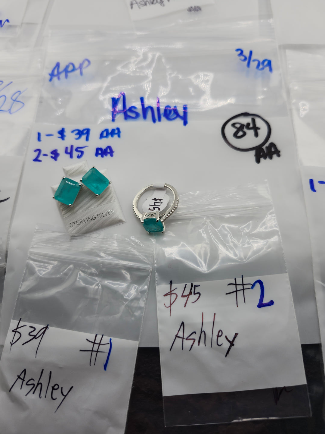 RESERVED FOR: Ashley - 3/29/2025 The Collective Boutique App Live Show - 2 Sterling Silver Items