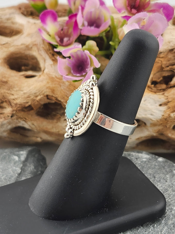 Kingman Turquoise Ring Size 5.75