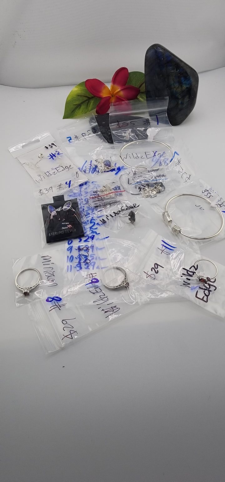 48HR - RESERVED FOR: WIldzEdge - 6/13/2025 FL tiktok Live Show -  11 Sterling Silver Items