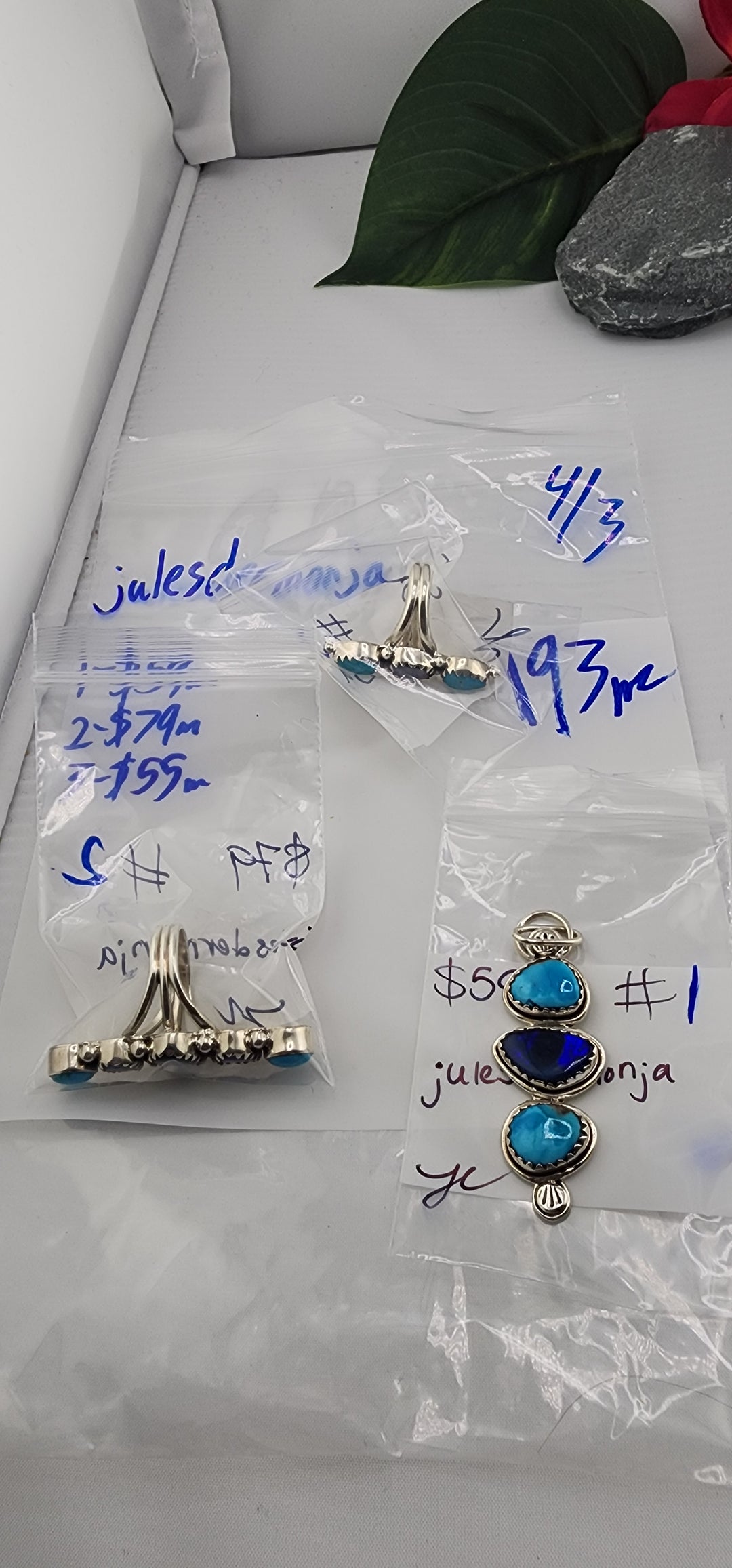 RESERVED FOR: julesdermonja - 4/3/2025 Tiktok Live Show - 3 Sterling Silver Items