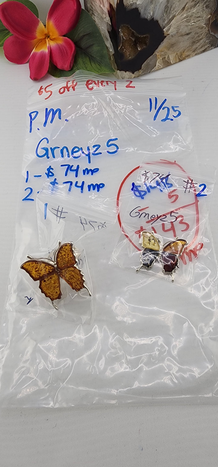 PM SHOW 48HR - RESERVED FOR: Grneyz5  - 11/25/2025 tiktok Live Show - 2 Sterling Silver Items