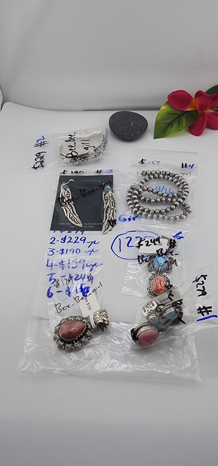 PM SHOW 48HR - RESERVED FOR: Bee_Bee_girl - 9/26/2025 FL tiktok Live Show - 6 Sterling Silver Items