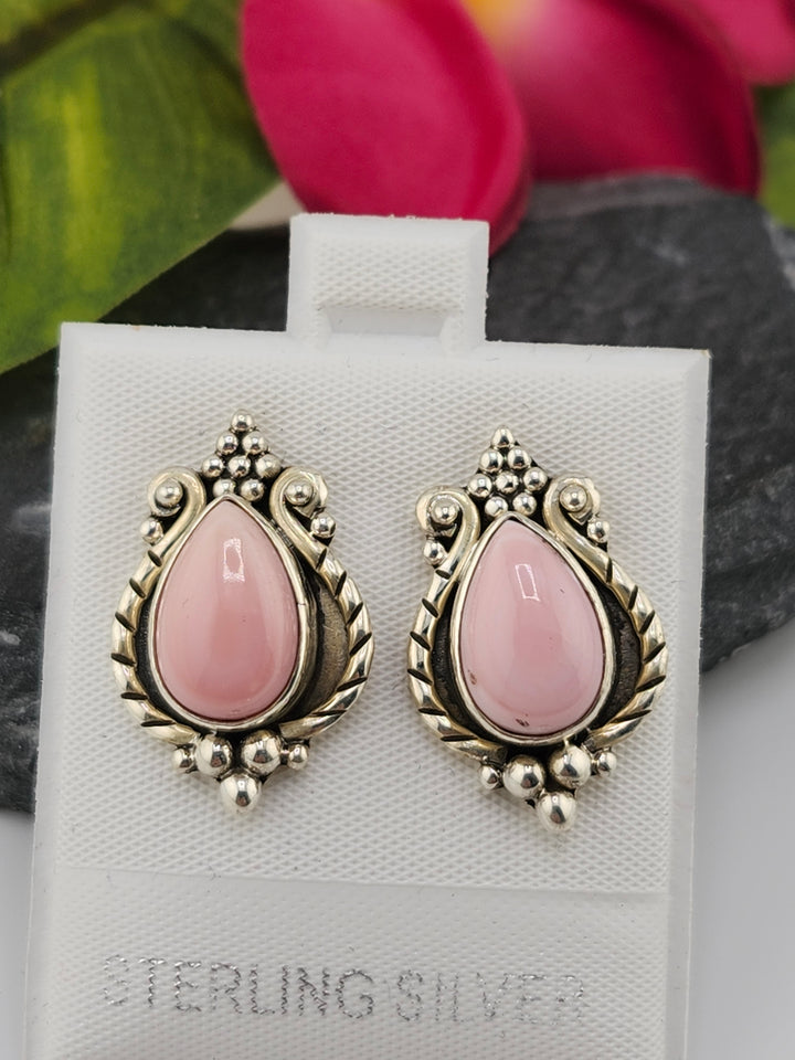 Queen Conch Stud 925 Sterling Silver Earrings