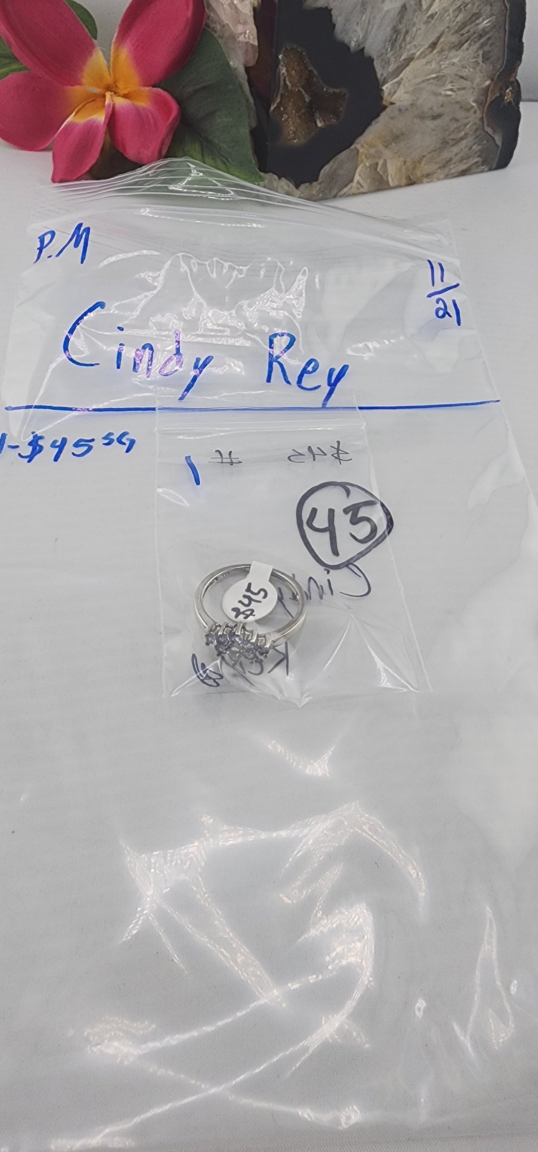 PM SHOW 48HR - RESERVED FOR: Cindy Rey - 11/21/2025 tiktok Live Show - 1 Sterling Silver Items