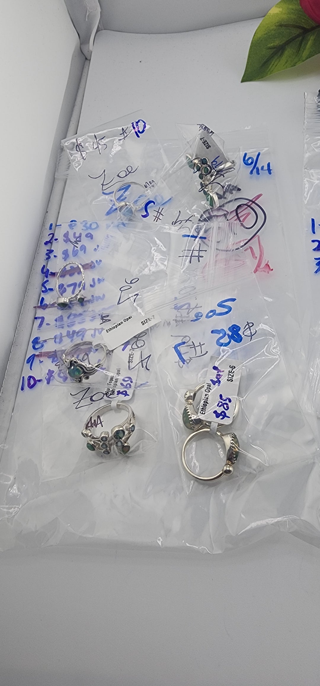 48HR - RESERVED FOR: Zoe- 6/14/2025 FL tiktok Live Show - 6 Sterling Silver Items