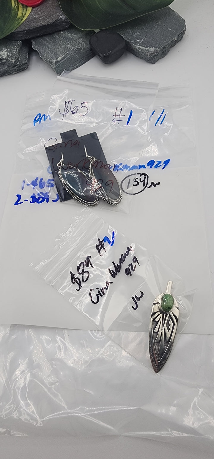 PM SHOW 48HR - RESERVED FOR: Gina Workman929 - 1/1/2026 tiktok Live Show - 2 Sterling Silver Items