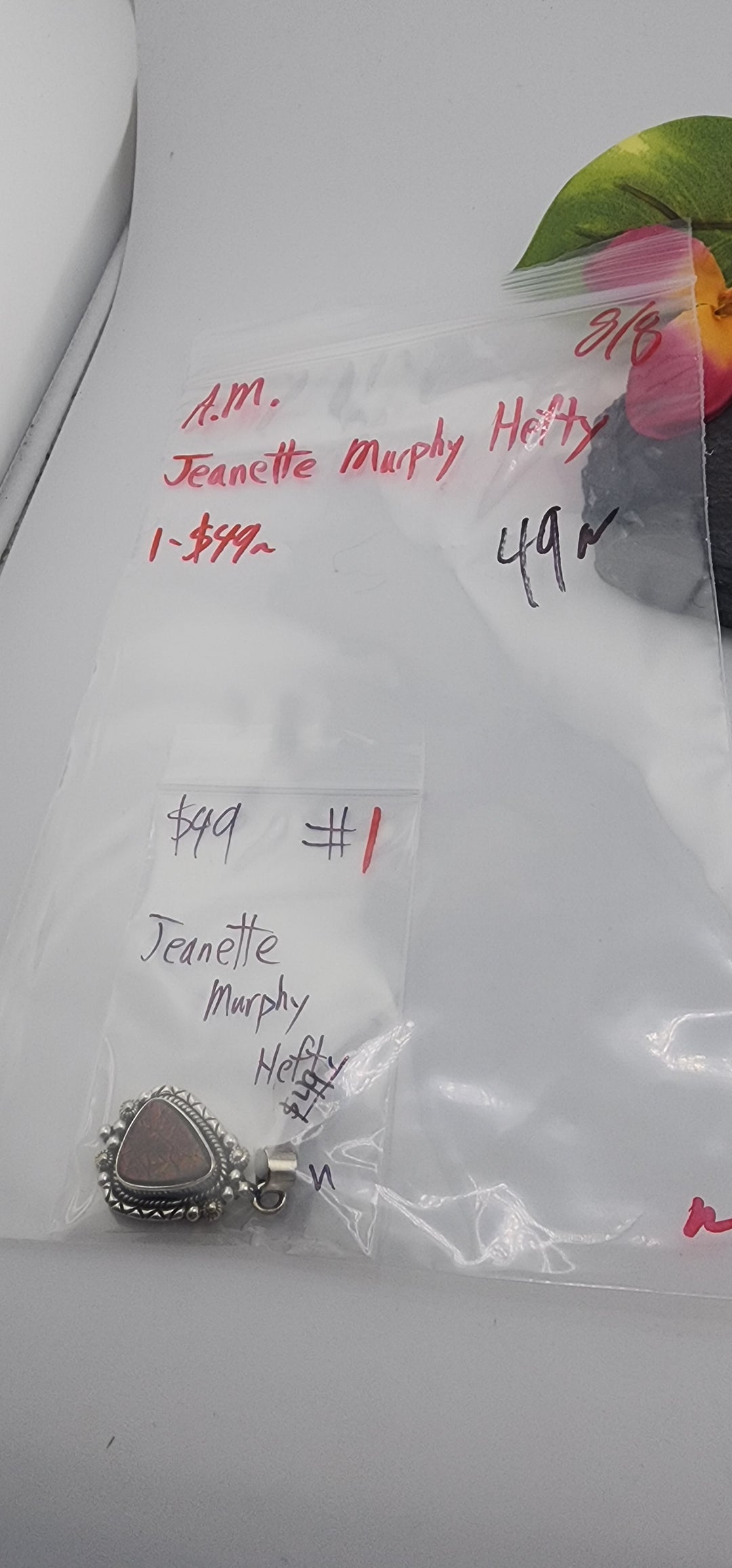 AM SHOW 48HR - RESERVED FOR: Jeanette Murphy Hefty - 8/8/2025 FL tiktok Live Show - 1 Sterling Silver Items